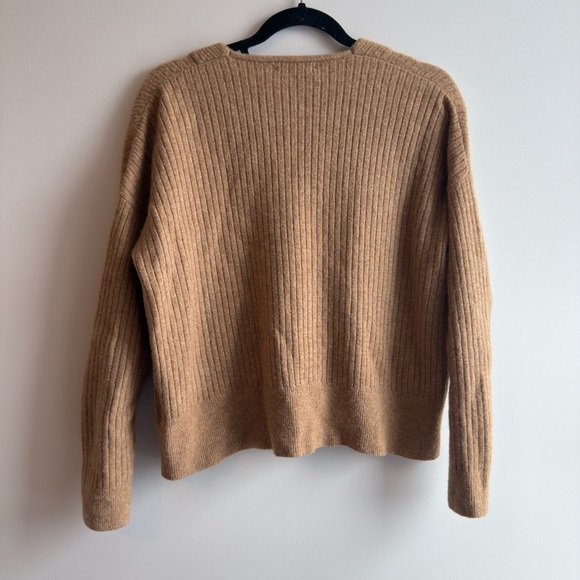 Madewell Cardigan Sweater Tan - Picture 2 of 9